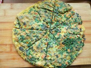 #夏懒人饭#three-color Vegetable Omelette recipe