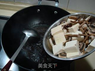 Vegetarian Tofu with Mixed Mushrooms recipe