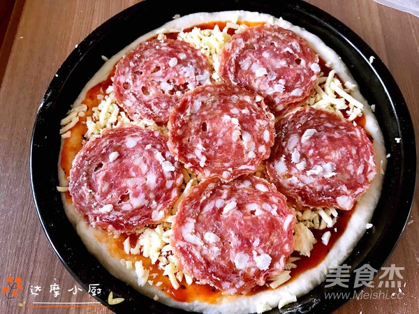 Salami Pizza recipe