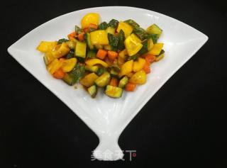 Stir-fried Diced Vegetables with Tomato recipe