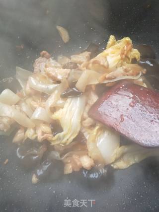 Fried Pork with Vermicelli and Fungus recipe