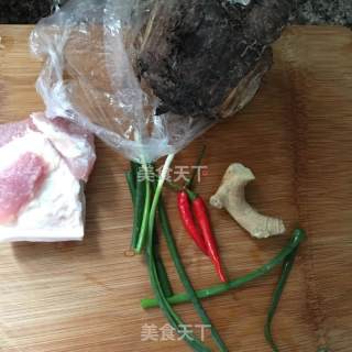 Steamed Taro with Minced Meat recipe