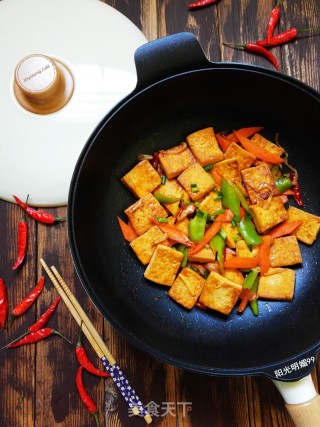 Pan-fried Homemade Tofu recipe