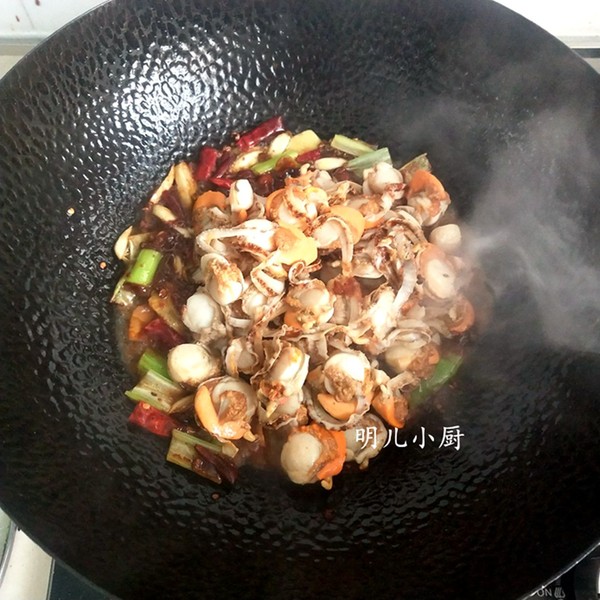 Stir-fried Scallops with Double Sauce recipe