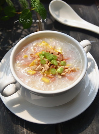 Ham and Egg Congee recipe