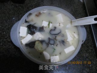 Tofu Fish Soup recipe