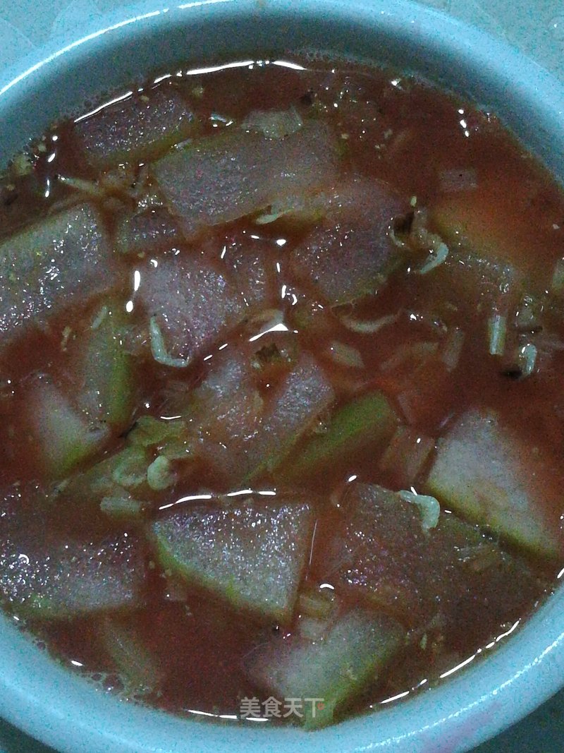 Winter Melon with Red Sauce