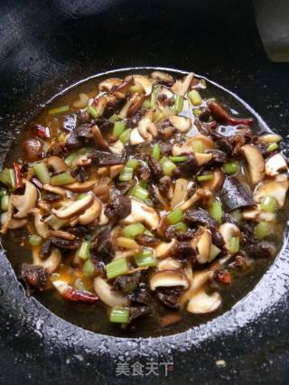 Mushroom Beef Noodle recipe