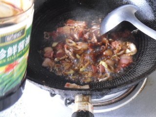 Stir-fried Green Peppers with Bacon recipe