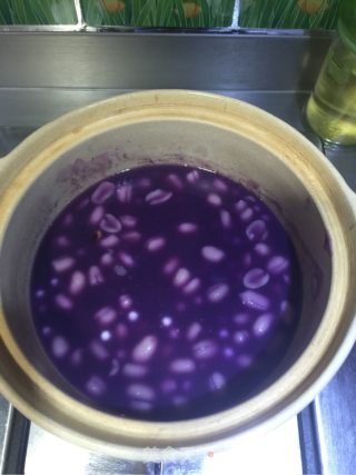 Purple Sweet Potato Peanut Sago recipe