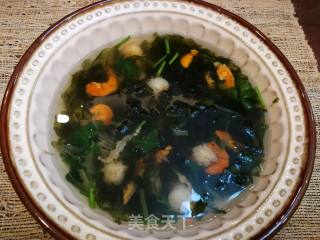 #花样美食#～clam Seaweed Soup recipe