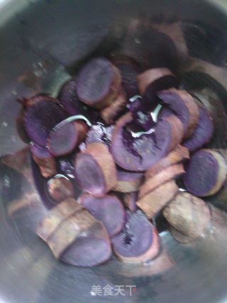 Love Glutinous Rice Food-purple Sweet Potato Dumplings recipe
