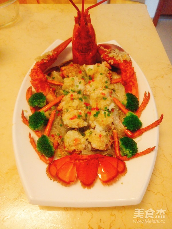 Steamed Lobster with Garlic recipe