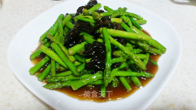 Asparagus in Oyster Sauce recipe