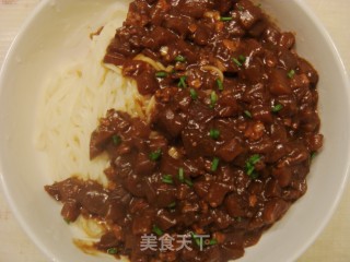 Combination of North and South Edition ~ Minced Meat and Eggplant Fried Noodles recipe