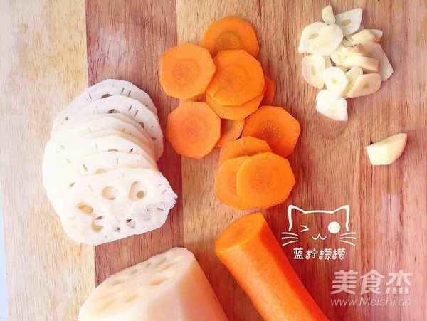 Mixed Lotus Root Slices recipe