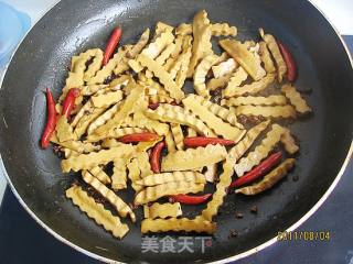 Spicy Dried Bean Strips recipe