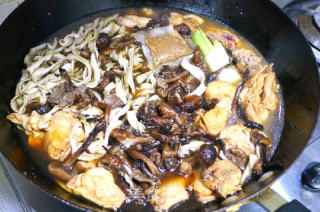 Chicken Stewed with Mushrooms recipe