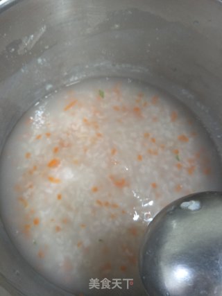 Congee with Scallops and Vegetables recipe