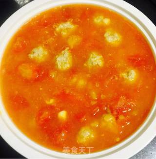 Tomato Meatball Soup recipe