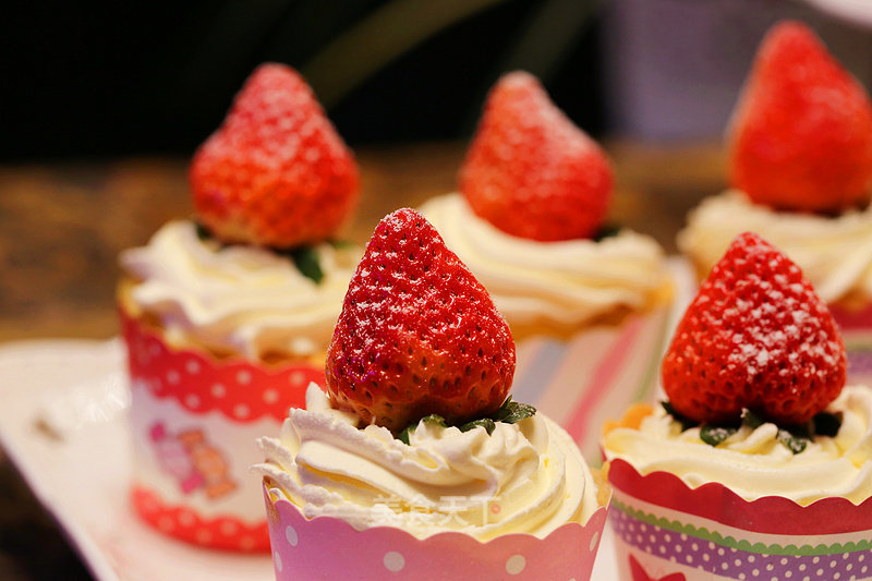 Strawberry Cupcakes recipe