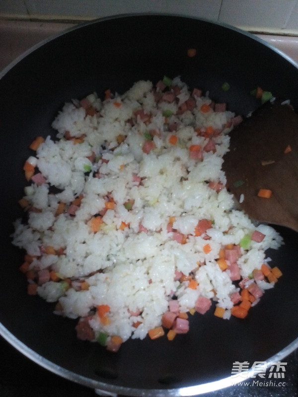 Elbow Sausage Fried Rice recipe
