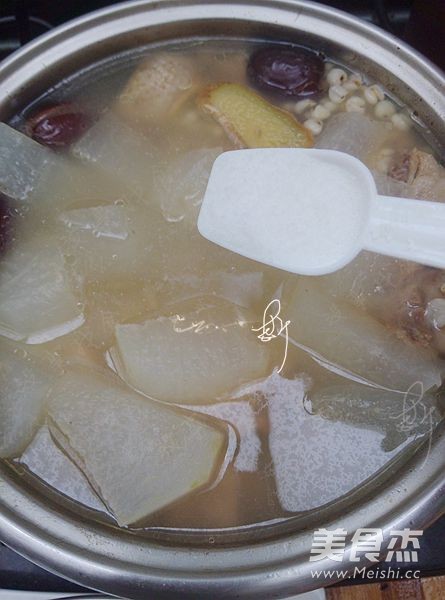 Barley, Winter Melon and Old Duck Soup recipe