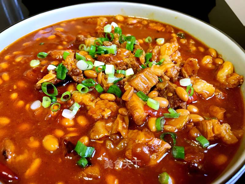 Braised Beef Brisket with Tomato Sauce and Soy Beans recipe