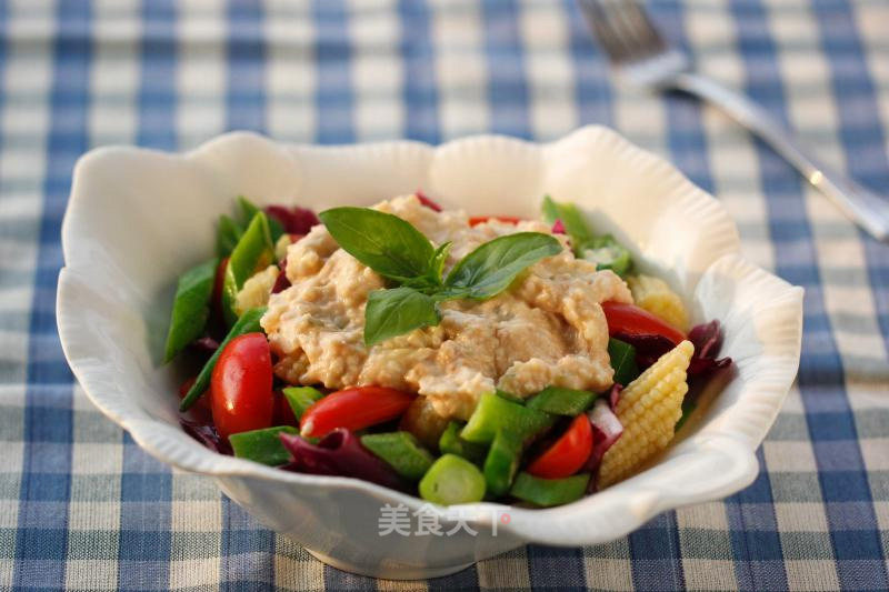 Tuna and Okra Vegetable Salad recipe