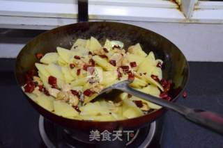 Spicy Potato Chips recipe