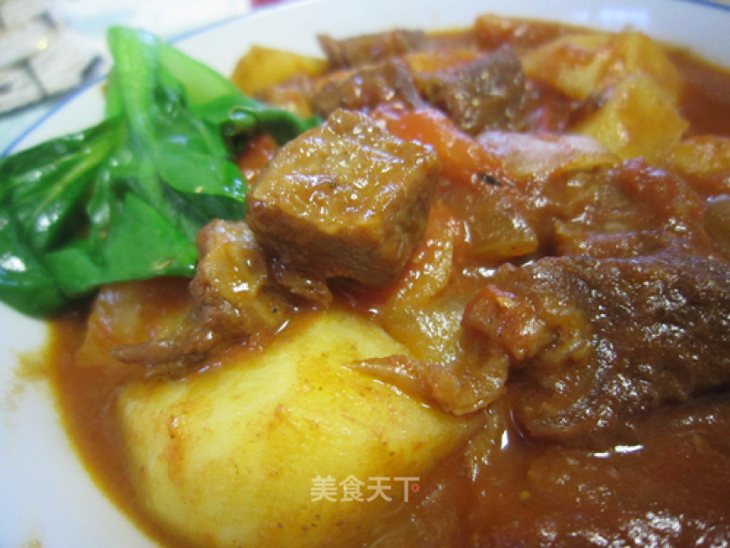 Stewed Beef Brisket with Tomatoes and Potatoes recipe
