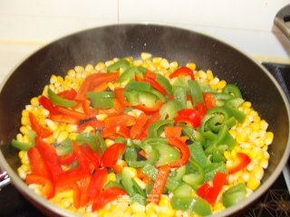 Stir-fried Corn Pepper recipe