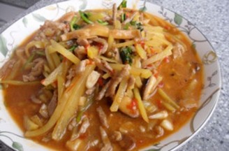 Shredded Pork with Chopped Pepper and Fish Fragrant recipe