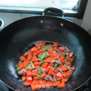 Carrot Fried Pork recipe
