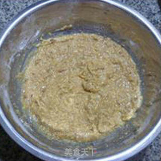 White Sesame Meat Floss Muffin recipe