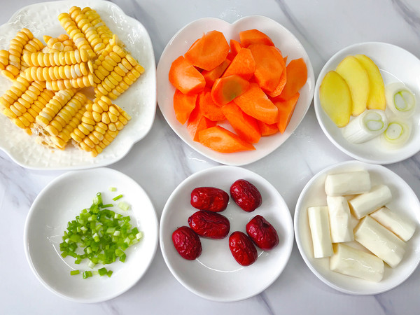 Corn Yam Pork Ribs Soup recipe