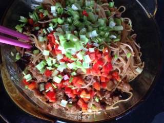 Minced Meat and Mushroom Vermicelli Pot recipe