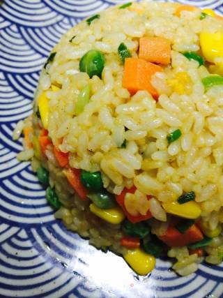 Salted Egg Yolk Fried Rice recipe