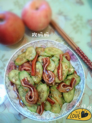 Pork Ears Mixed with Cucumber recipe