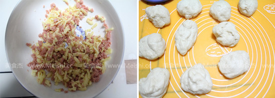 Garlic Luncheon Meat Rolls recipe