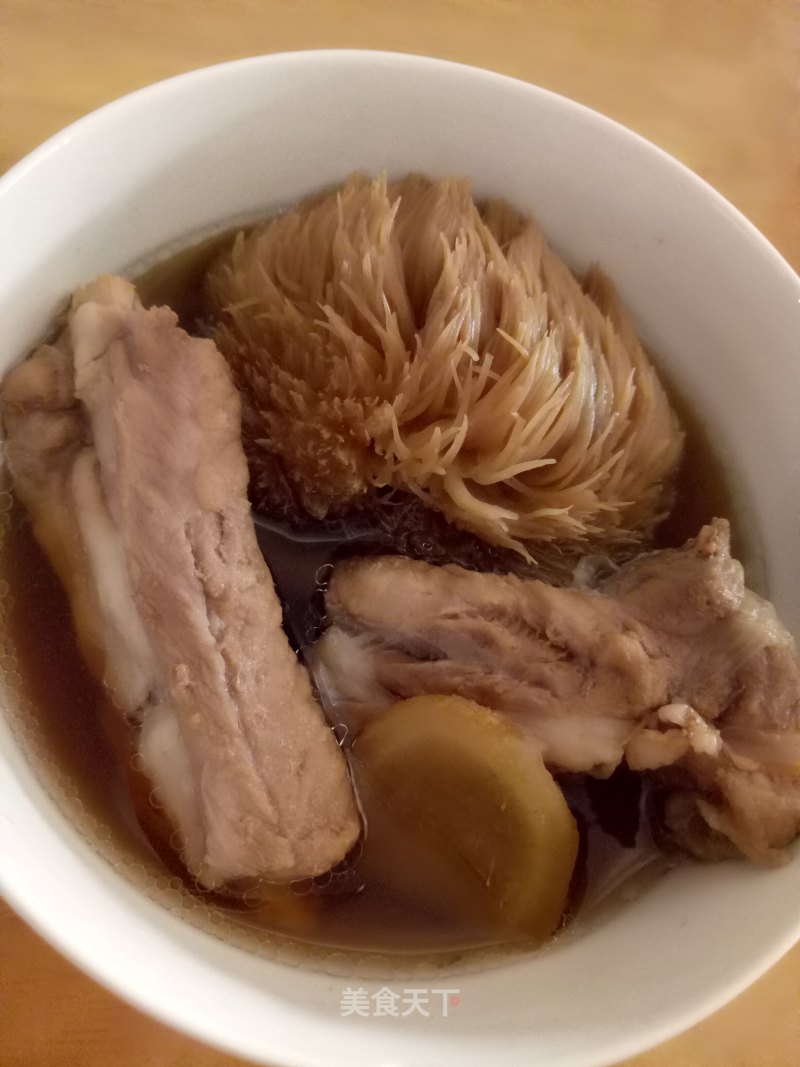 Stewed Pork Ribs with Hericium recipe