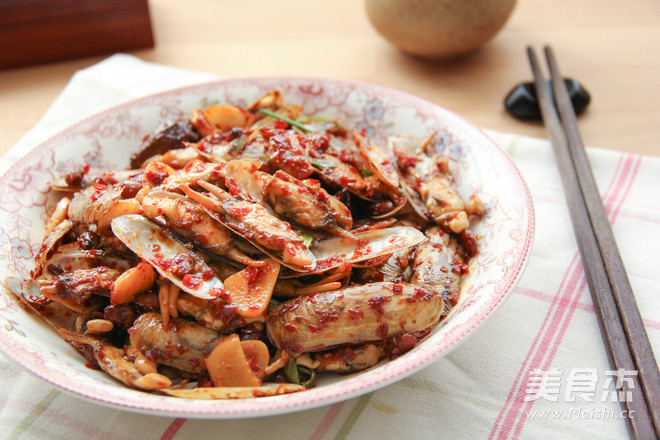Spicy Fried Razor Clams recipe