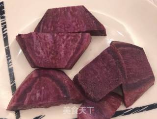 Purple Sweet Potato Toast Pudding recipe