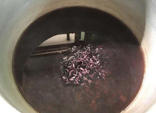 Purple Rice, Red Bean, Pumpkin Ball Congee recipe