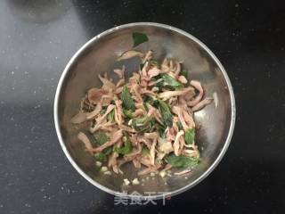 #春食野菜香# Spicy Mint Chicken Shreds recipe