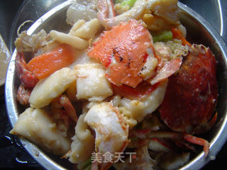 [fuzhou Home Cooking] Stir-fried Bai Kueh with Live Crab recipe