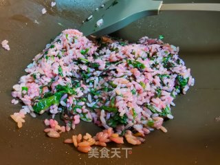 Make A Bowl of Fried Rice with Egg and Amaranth for Children on Dragon Boat Festival recipe