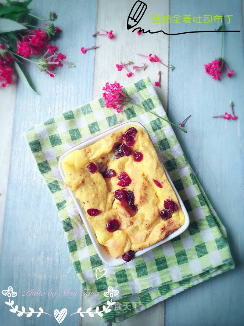 #aca Baking Star Competition# Custard Whole Wheat Toast Pudding recipe