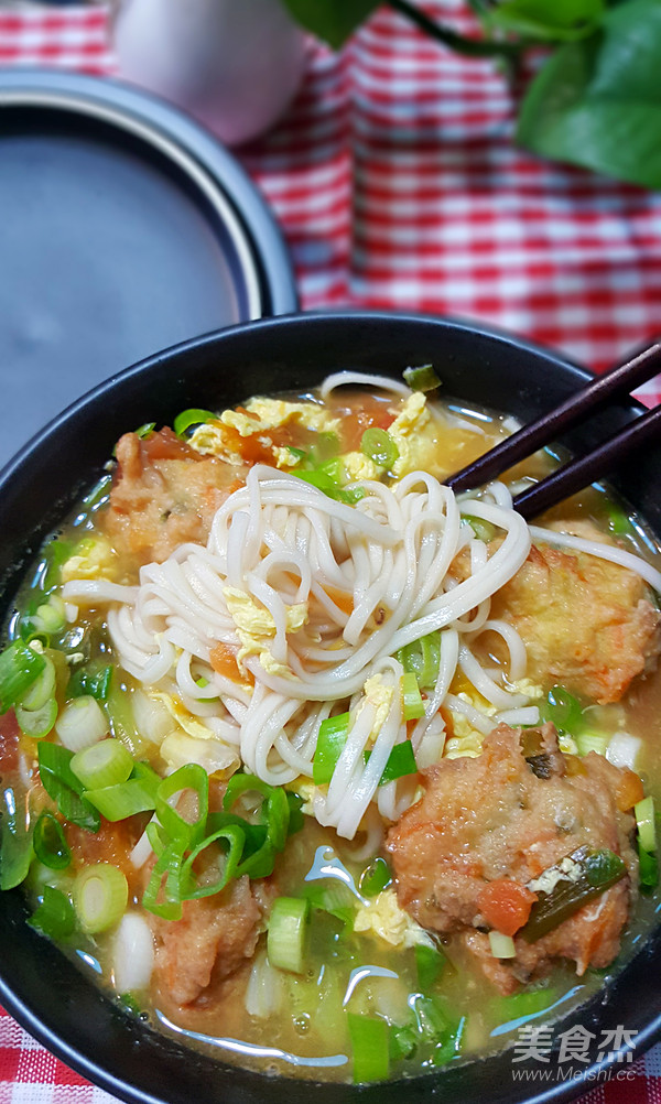 Tomato Meatball Noodle recipe