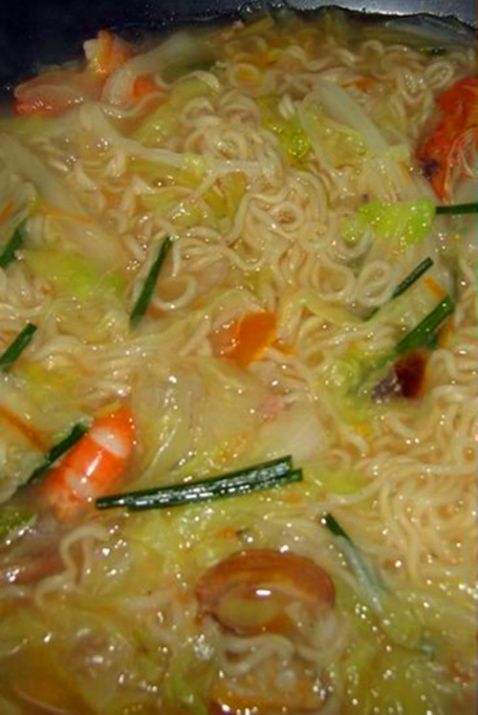 Seafood Noodles recipe